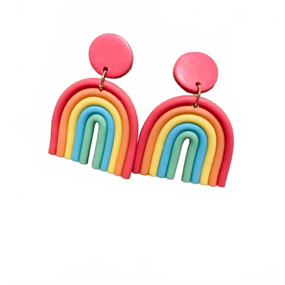 NEW GOLDEN STELLA women's somewhere under the rainbow earrings in multi